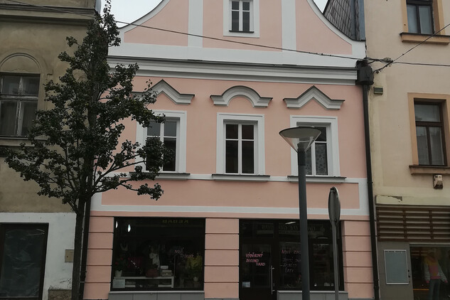 Havlíčkův Brod č.p. 151 po obnově fasády v roce 2020